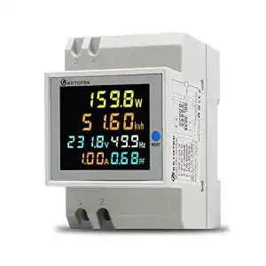 Stromzaehler ketotek hutschiene digitaler energiezaehler 6in1