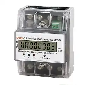 Stromzaehler orangeclub digitaler 3 phasen hutschiene lcd