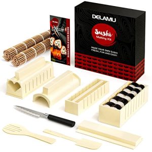 Set de sushi Kit para hacer sushi Delamu, fabricante de sushi para principiantes
