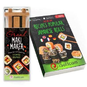 Conjunto de sushi iSottcom Sushi Maker Rolinhos de sushi simplesmente japoneses
