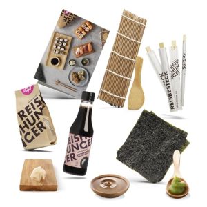 Set de sushi Caja para principiantes Reishunger Sushi con tarjeta de recetas