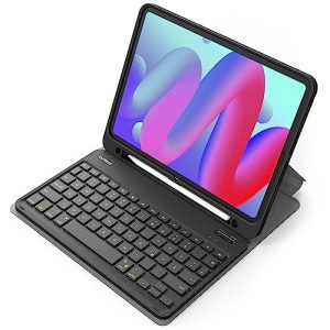 Tablet-tastatur Inateck-tastaturetui, der er kompatibelt med iPad 10 Gen.