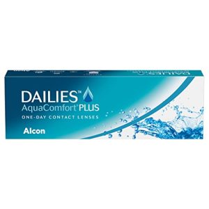 Lentes diarias Dailies AquaComfort Plus suaves, 30 piezas, BC 8.7 mm