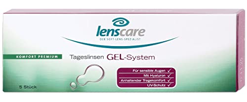 Tageslinsen Lenscare GEL-System, 5 Stück, BC 8.6 mm
