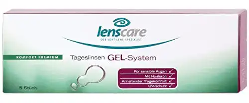 Tageslinsen Lenscare Gel-System, 5 Stück, BC 8.6 mm