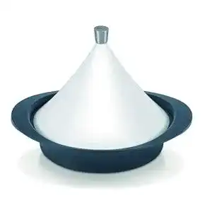 Tajine beka gusseisen silber 28 cm