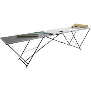 Mesa para papel de parede Mesa multifuncional Lehnartz com base em alumínio