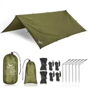 Tarp pure hang premium zeltplane 3x3 fuer haengematte outdoor