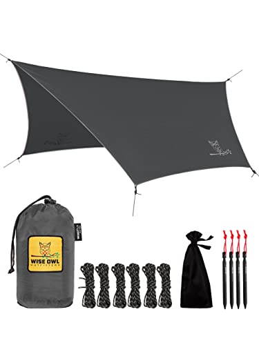 Tarp Wise Owl Outfitters Camping, wasserdicht, Regenfliegenplane