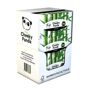 Taschentücher-Box The Cheeky Panda Gesichtstücher aus Bambus