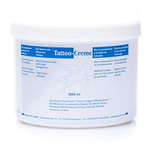 Crema per tatuaggi Chinoxia Pegasus TATTOO CREAM Pro Barattolo da 500 ml