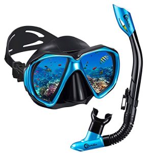 Maschera subacquea Dorlle snorkel set boccaglio asciutto