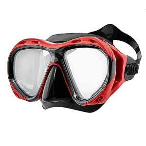 Máscara de mergulho Óculos de mergulho esportivos com nariz “Redfish” antiembaçante