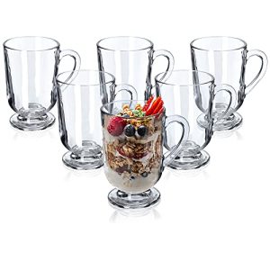 Vasos de té Vasos de café KADAX, juego de 6 unidades, 300 ml, de vidrio