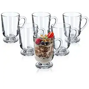 Teeglaeser kadax kaffeeglaeser 6er set 300ml aus glas