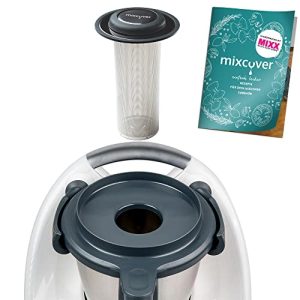 Colador de té mixcover filtro de té de acero inoxidable con libro de recetas en formato electrónico