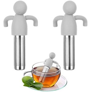 Colador de té NAMIS Infusor de té 2 piezas Filtros de té de acero inoxidable 304