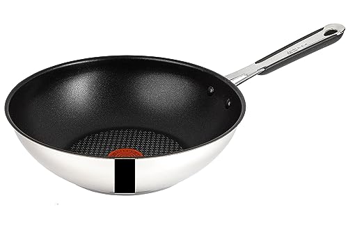 Tefal Pfannen Tefal H80519 Jamie Oliver Edelstahl Wokpfanne