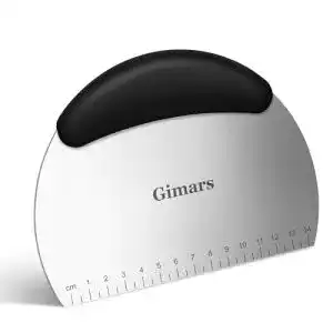 Teigschaber gimars edelstahl backen teigschneider