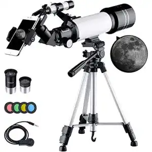 Teleskop bebang fuer astronomie tragbar 70 mm refraktor