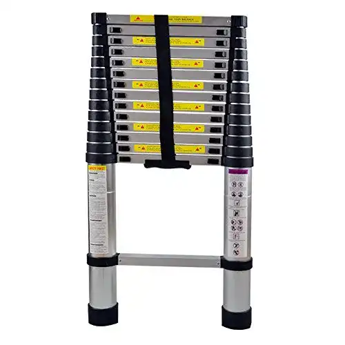 Teleskopleiter MCTECH Aluminium klappbar 4,4 m für vielseitige Anwendungen