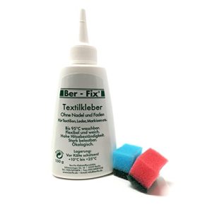 Textile glue Ber-Fix (150g), long-lasting fabric glue