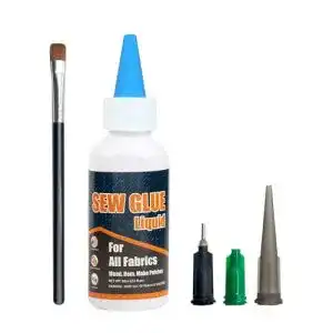 Textilkleber plextone sew glue liquid fabric klebstoff kein naehen