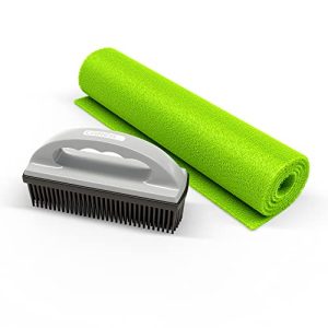Tierhaarentferner CAREApro ® Rubber Brush + Reinigungstuch