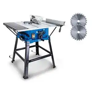Tischkreissaege scheppach hs250l inkl 2 saegeblatt 230v 2000w