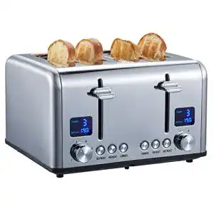 Toaster 4 scheiben steinborg toaster langschlitz digitales display