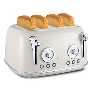 Toaster 4 Scheiben wiltal, Toaster Langschlitz, Edelstahl Gehäuse - toaster 4 scheiben wiltal toaster langschlitz edelstahl gehaeuse