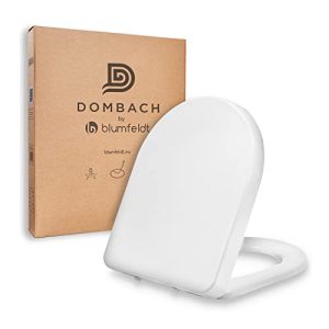 Tampa de vaso sanitário DOMBACH Premium com mecanismo de fechamento suave