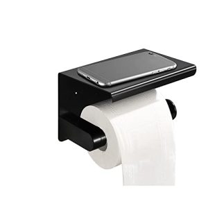 Toilet paper holder without drilling Geahod with shelf
