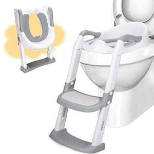 Toilettentrainer DEANIC Toilettensitz Kinder mit Treppe, Töpfchen