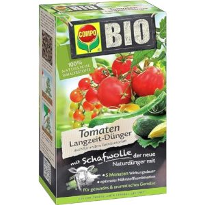 Fertilizante de tomate Compo BIO Fertilizante de tomate de longo prazo