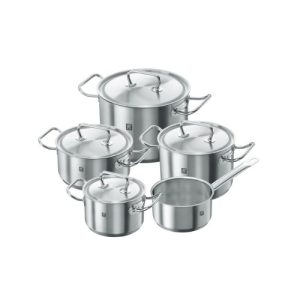 Set de casseroles Zwilling Set de casseroles, 5 pièces, 4 couvercles, adapté à l'induction