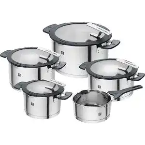 Topfset zwilling simplify edelstahl koch 5 teilig mit integriertem