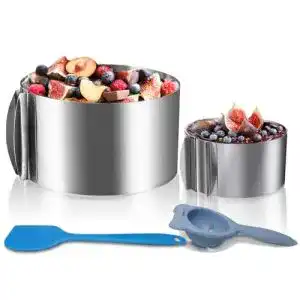 Tortenring huanniu 2 stueck verstellbar kuchenring set