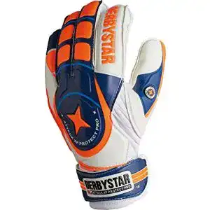 Torwarthandschuhe derbystar attack xp protect pro 7 weiss navy