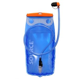 Bolsa de hidratación Source contenedor de agua Widepac, transparente/azul, 2 L