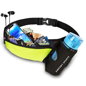 Hydration belt HAISSKY running belt for cell phone belt bag hip bag