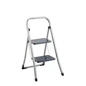 Trittleiter axentia 251201 mit 2 klappbaren Stufen aus Metall