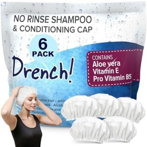 Dry Shampoo Drench! Medical Drench! Hair washing caps 6x