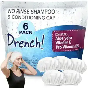 Trockenshampoo drench medical drench haarwaschhauben 6x