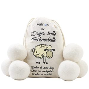 Dryer balls valneo 6 for tumble dryers in white
