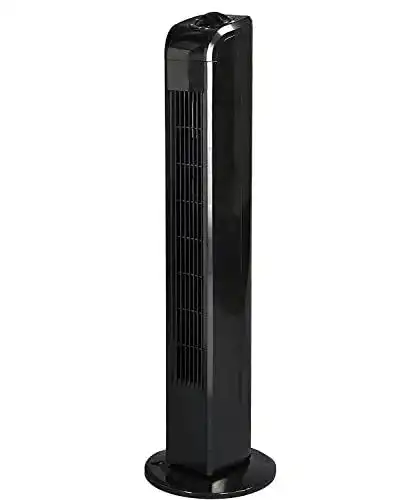 Turmventilator Jung TVE22 in Schwarz, 76 cm, leise und energiesparend