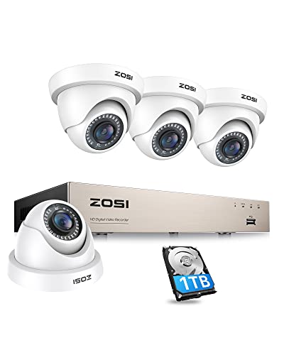 Überwachungskamera-Set ZOSI Full HD 1080P Außen Video