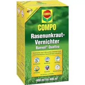 Unkrautvernichter compo rasenunkraut vernichter banvel quattro