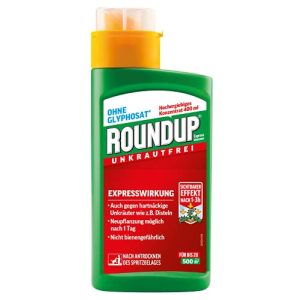 O herbicida Roundup Express concentra-se contra ervas daninhas