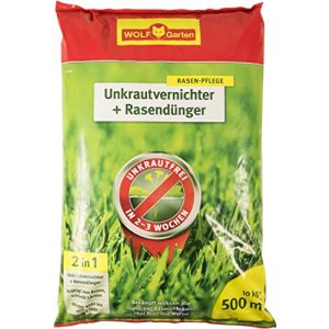 Matador de ervas daninhas WOLF Garten SQ 500 Plus fertilizante para gramado